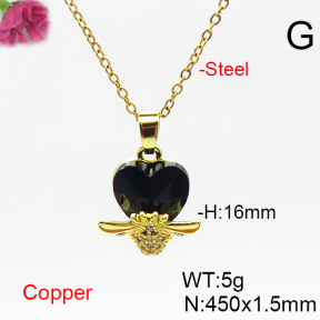 Fashion Copper Necklace  F6N406415aakl-G030