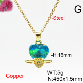 Fashion Copper Necklace  F6N406416aakl-G030