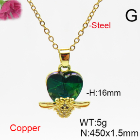 Fashion Copper Necklace  F6N406418aakl-G030