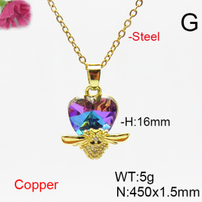 Fashion Copper Necklace  F6N406419aakl-G030