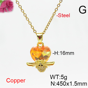 Fashion Copper Necklace  F6N406420aakl-G030