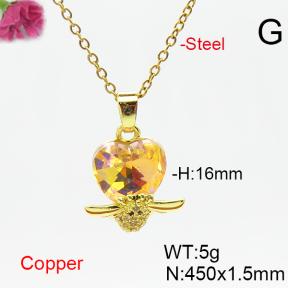 Fashion Copper Necklace  F6N406423aakl-G030