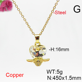 Fashion Copper Necklace  F6N406424aakl-G030