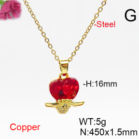 Fashion Copper Necklace  F6N406426aakl-G030