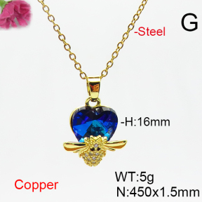 Fashion Copper Necklace  F6N406427aakl-G030