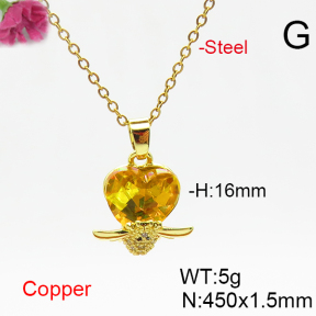 Fashion Copper Necklace  F6N406428aakl-G030