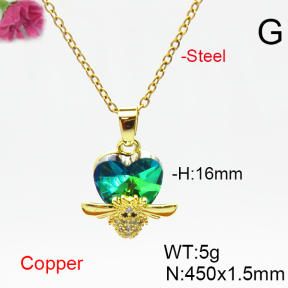 Fashion Copper Necklace  F6N406429aakl-G030