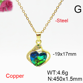 Fashion Copper Necklace  F6N406431aakl-G030