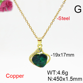 Fashion Copper Necklace  F6N406435aakl-G030