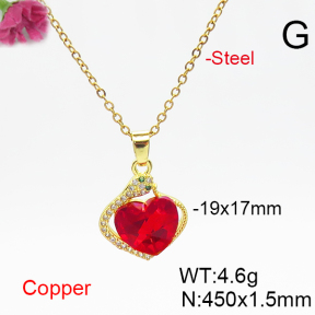 Fashion Copper Necklace  F6N406438aakl-G030