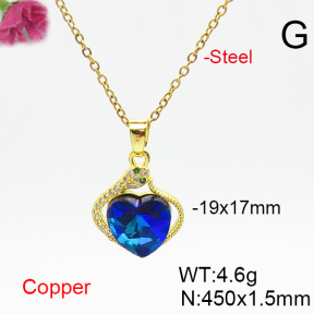 Fashion Copper Necklace  F6N406441aakl-G030