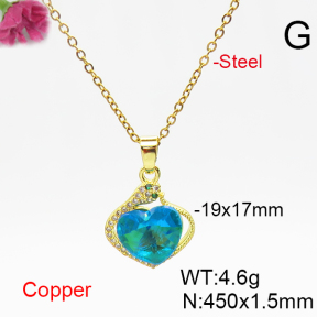 Fashion Copper Necklace  F6N406442aakl-G030