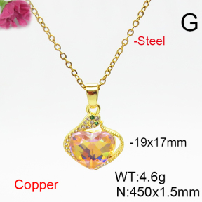 Fashion Copper Necklace  F6N406445aakl-G030