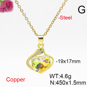 Fashion Copper Necklace  F6N406447aakl-G030