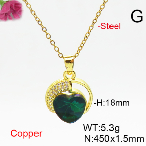 Fashion Copper Necklace  F6N406448aakl-G030