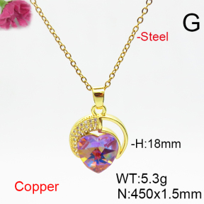 Fashion Copper Necklace  F6N406450aakl-G030