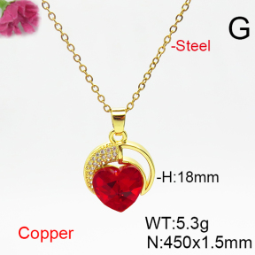 Fashion Copper Necklace  F6N406451aakl-G030
