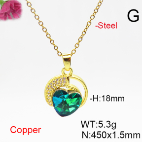 Fashion Copper Necklace  F6N406452aakl-G030