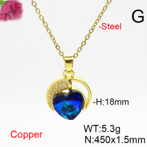 Fashion Copper Necklace  F6N406454aakl-G030
