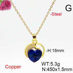 Fashion Copper Necklace  F6N406457aakl-G030