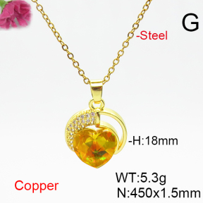 Fashion Copper Necklace  F6N406460aakl-G030