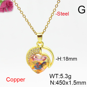 Fashion Copper Necklace  F6N406461aakl-G030