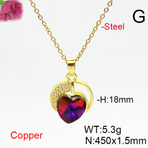 Fashion Copper Necklace  F6N406463aakl-G030
