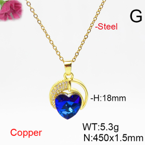 Fashion Copper Necklace  F6N406464aakl-G030