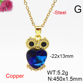 Fashion Copper Necklace  F6N406471aakl-G030
