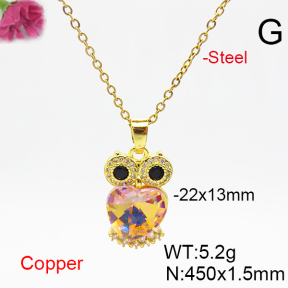 Fashion Copper Necklace  F6N406475aakl-G030