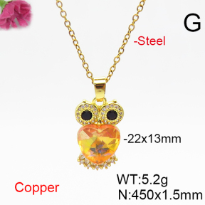 Fashion Copper Necklace  F6N406478aakl-G030