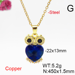 Fashion Copper Necklace  F6N406479aakl-G030
