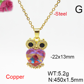 Fashion Copper Necklace  F6N406480aakl-G030