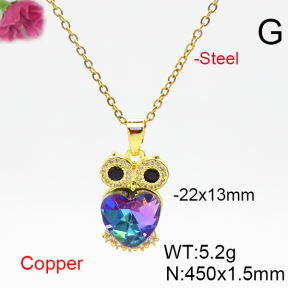 Fashion Copper Necklace  F6N406481aakl-G030