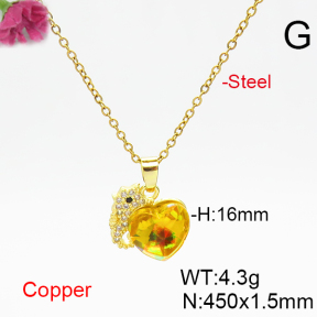 Fashion Copper Necklace  F6N406482aakl-G030