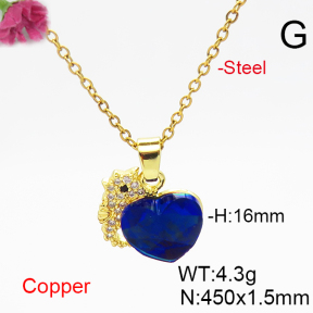 Fashion Copper Necklace  F6N406488aakl-G030