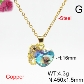 Fashion Copper Necklace  F6N406489aakl-G030