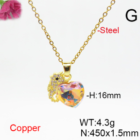Fashion Copper Necklace  F6N406490aakl-G030