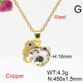 Fashion Copper Necklace  F6N406493aakl-G030