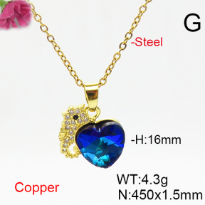 Fashion Copper Necklace  F6N406494aakl-G030