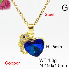 Fashion Copper Necklace  F6N406498aakl-G030