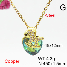 Fashion Copper Necklace  F6N406499aakl-G030