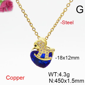 Fashion Copper Necklace  F6N406500aakl-G030