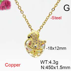Fashion Copper Necklace  F6N406501aakl-G030