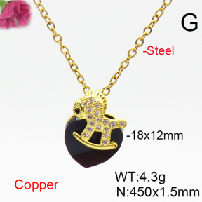 Fashion Copper Necklace  F6N406503aakl-G030