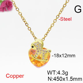 Fashion Copper Necklace  F6N406504aakl-G030