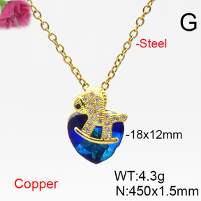 Fashion Copper Necklace  F6N406505aakl-G030