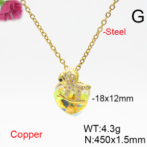 Fashion Copper Necklace  F6N406506aakl-G030