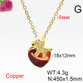 Fashion Copper Necklace  F6N406507aakl-G030