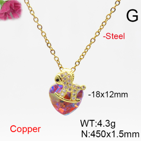 Fashion Copper Necklace  F6N406508aakl-G030